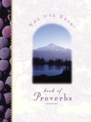 cover image of One Year Book of Proverbs